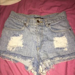 Brandy Melville jean shorts
